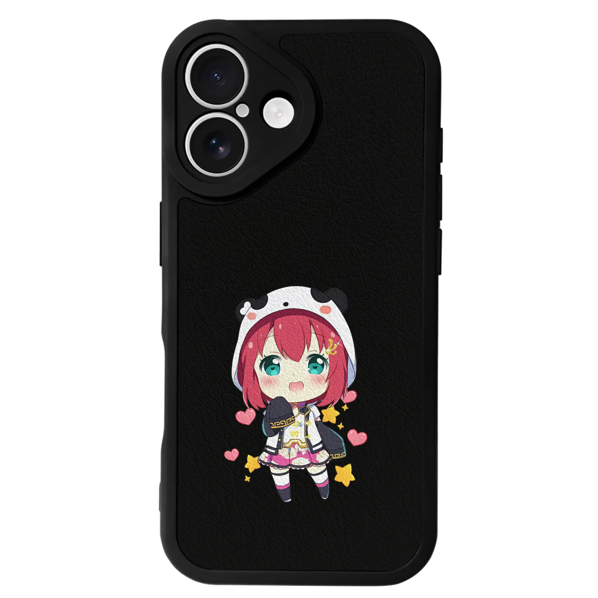 Love Live! グッズ,黒澤ルビィ - IPhone 16シリーズ対応 ・ シリコンスマホケース ・ レザー調 ・ 高精度フィット ・ 耐衝撃 ・ ワイヤレス充電対応 ・ 精密カット